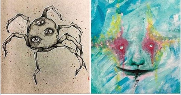 Рисунки психически больных людей