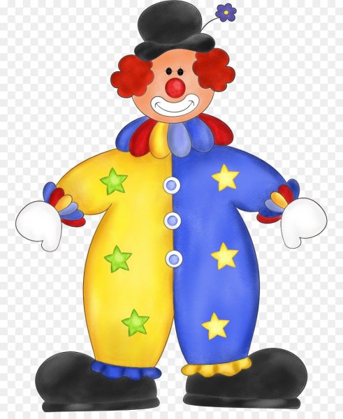 Клоун мультяшный