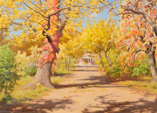 Йохан Кроутен картины осень