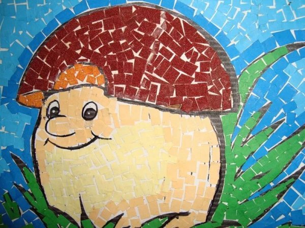 Обрывная мозаика гриб