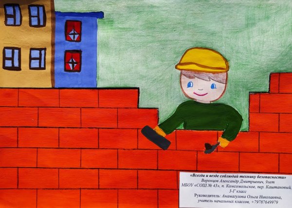 Безопасный труд глазами детей