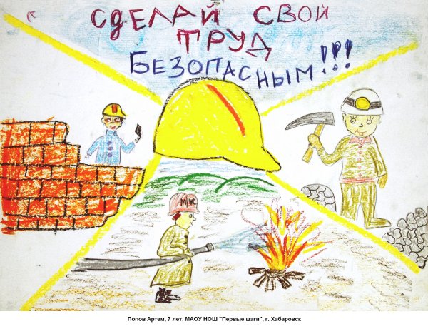 Рисунок по технике безопасности