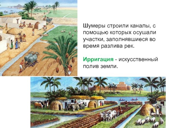 Ирригационная система шумеров