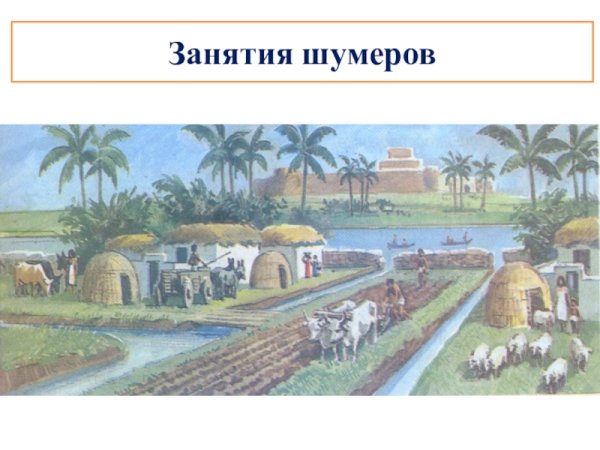 Древнее Двуречье поселок шумеров
