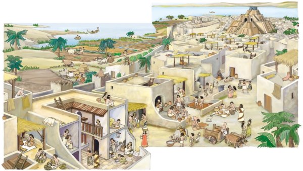 Древнее Двуречье поселок шумеров