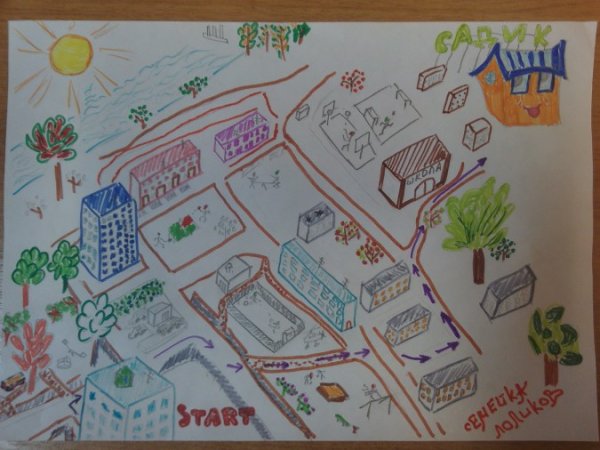 Безопасный маршрут в детский сад