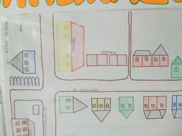 Маршрут от дома до школы