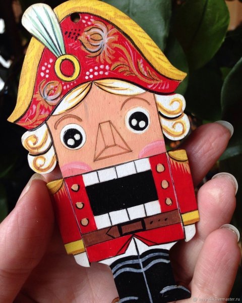 Щелкунчик на прозрачном фоне