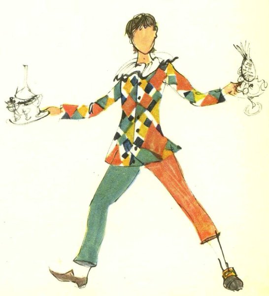 Пикассо эскизы к балету треуголка