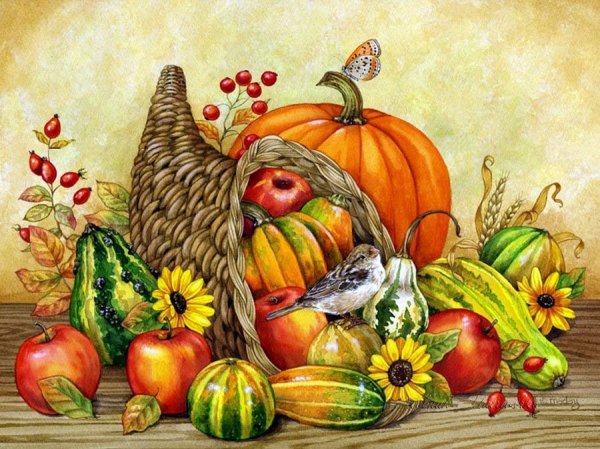 Осенний натюрморт рисунок для детей