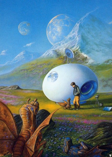 Боб Эгглтон картины космос