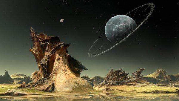 Фантастический пейзаж Инга Нильсен