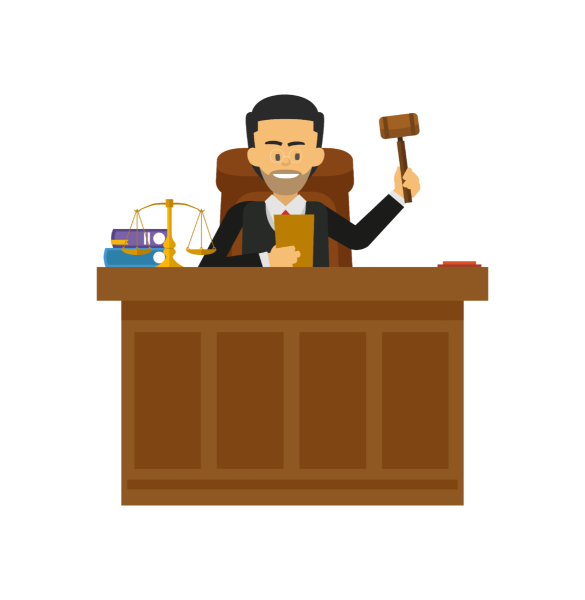 Судья иллюстрация