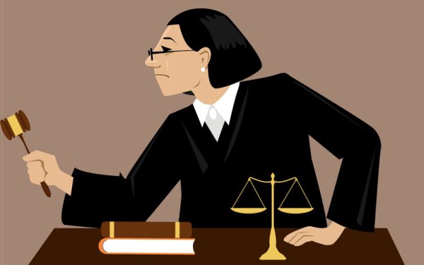 Судья иллюстрация