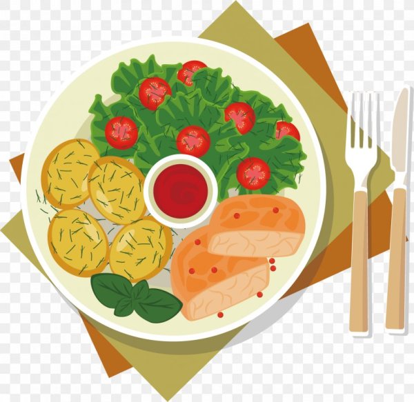 Тарелка с едой для детей