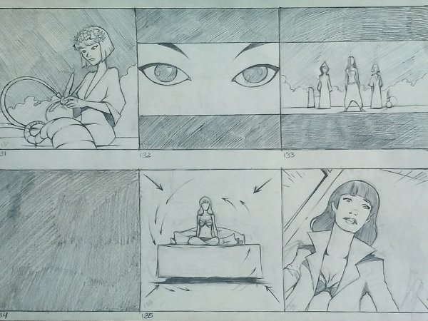 Раскадровка иллюстрации