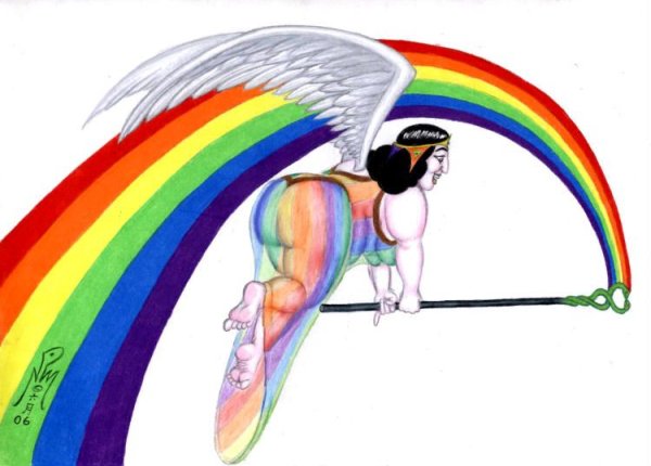 Богиня радуги арт