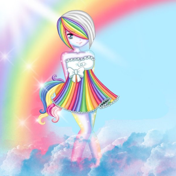 Девочка с радугой