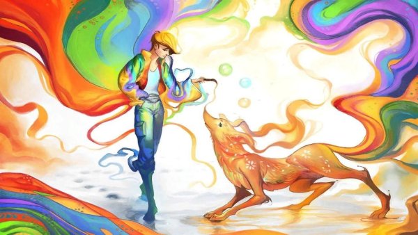 Радужные арты