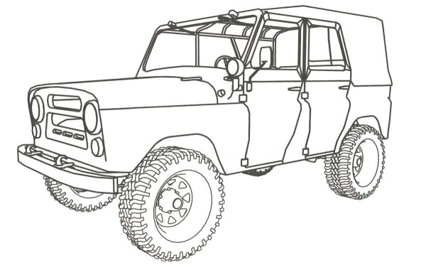 УАЗ 469 распечатка