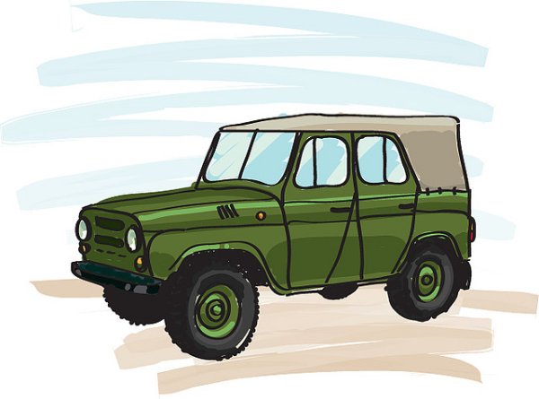 УАЗ 3151 рисунок