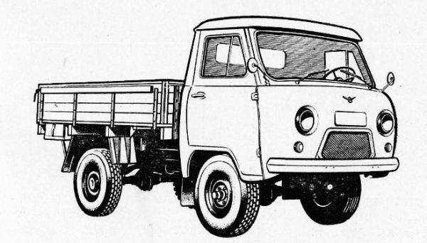 УАЗ 452 Буханка раскраска