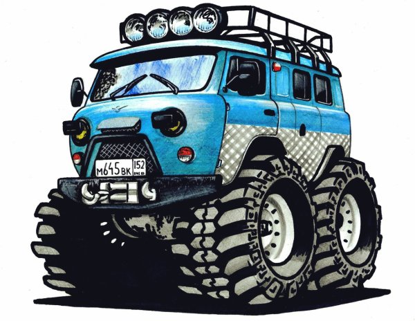 УАЗ Буханка внедорожник монстр