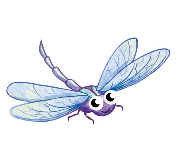 Стрекоза рисунок
