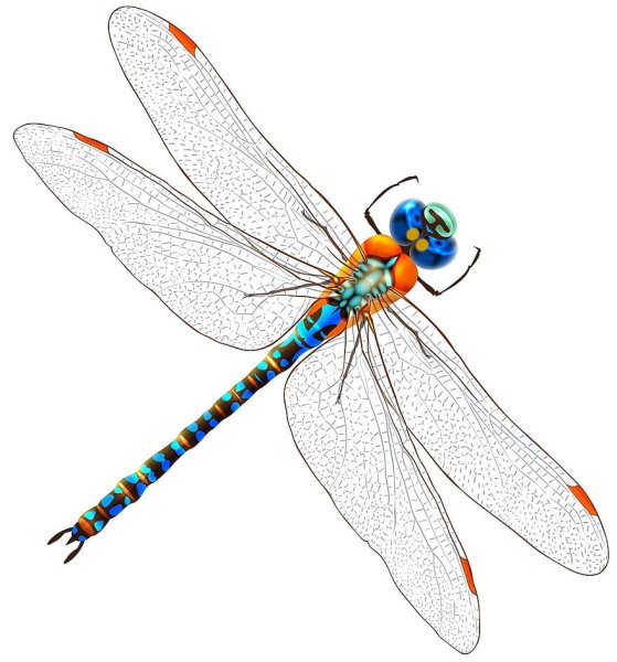 Стрекоза рисунок для детей