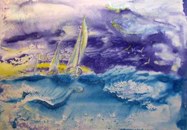 Монотипия техника рисования