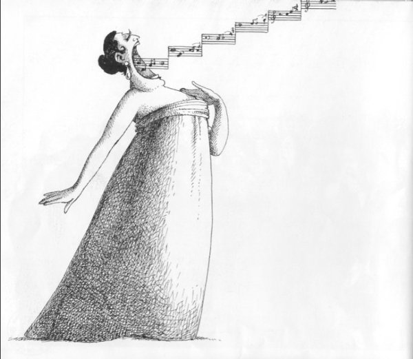 Карикатуры на оперных певцов