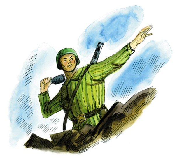 Рисунок солдату