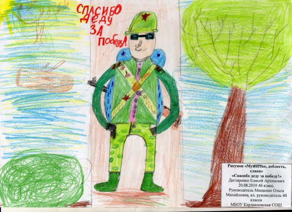 Спасатель МЧС рисунок