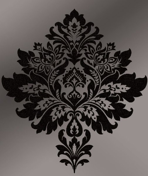 Дамасский трафарет на стены