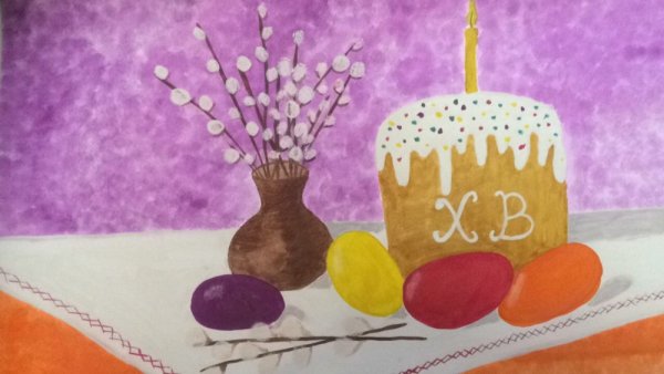 Рисунок на Пасху