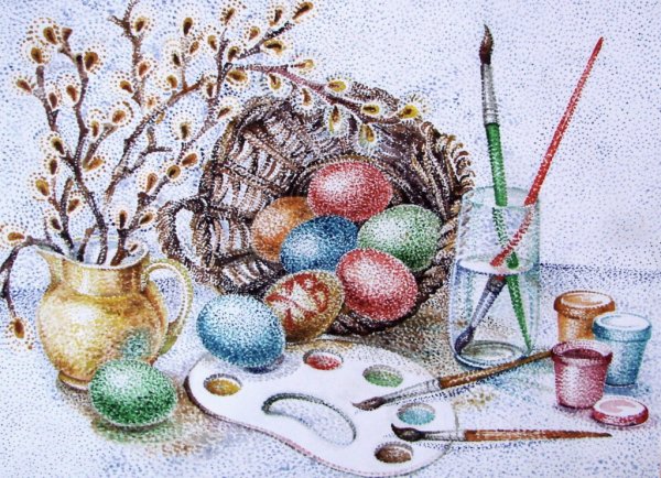 Рисунок на Пасху