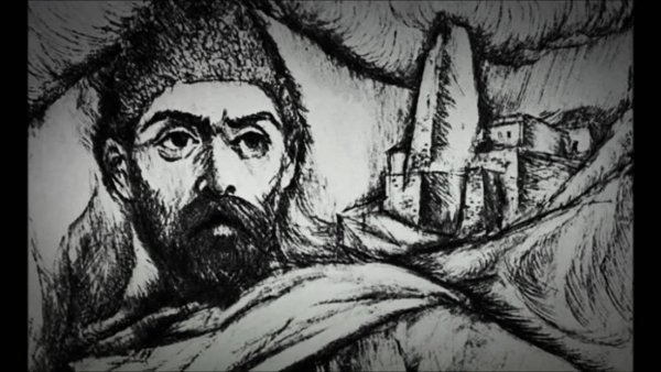 Нарисовать портрет Коста Хетагурова