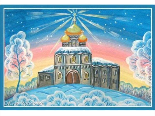 Церковь карандашом