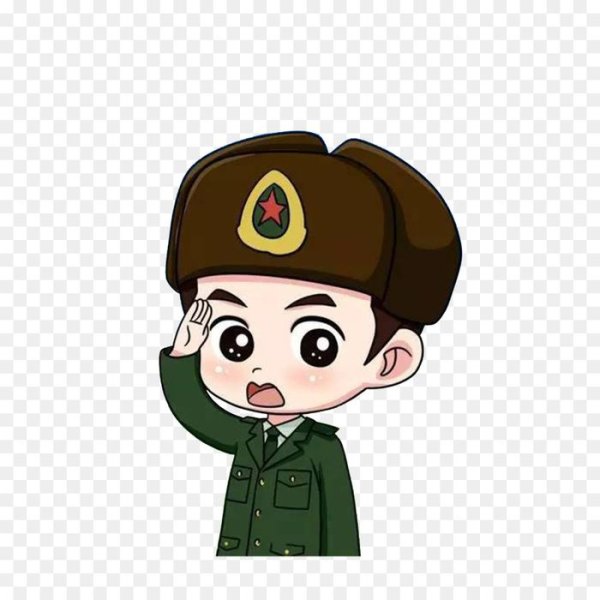 Мультяшный военный