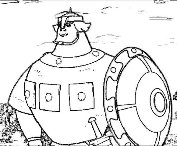 Рисунок богатыря Илья Муромец поэтапно