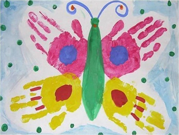 Рисование ладошками для детей