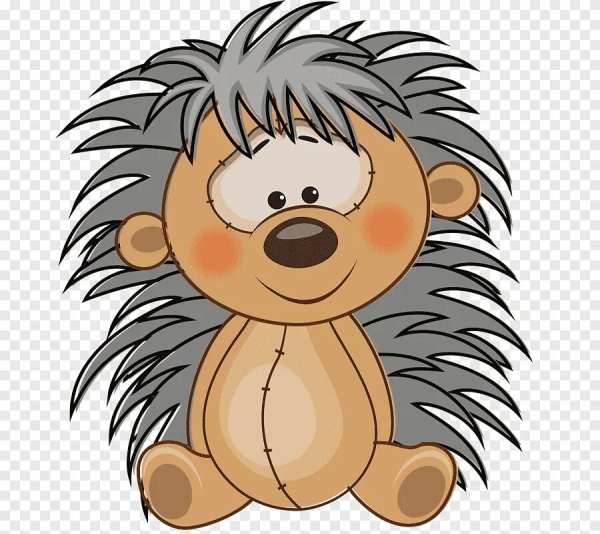 Ежик рисунок