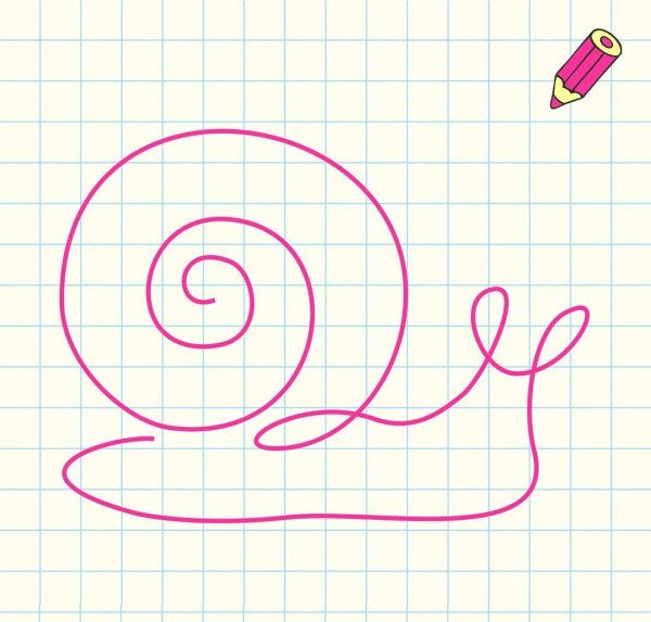 Рисование одной линией не отрывая руки