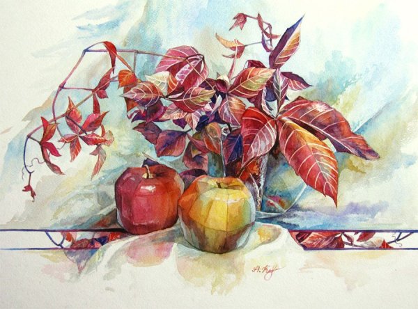 Осенний натюрморт для детей