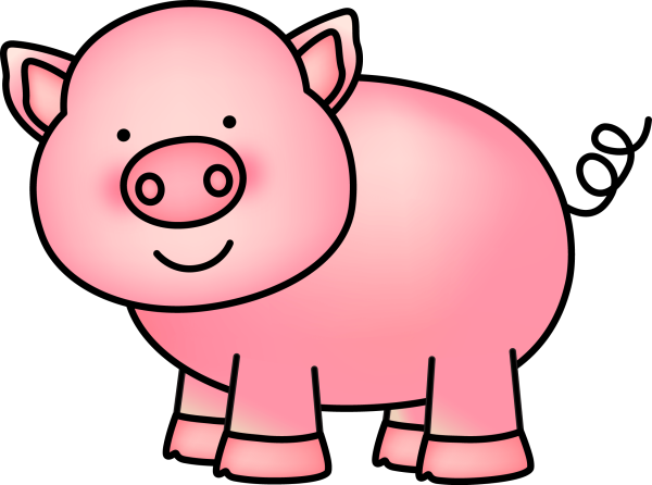 Поросенок рисунок для детей
