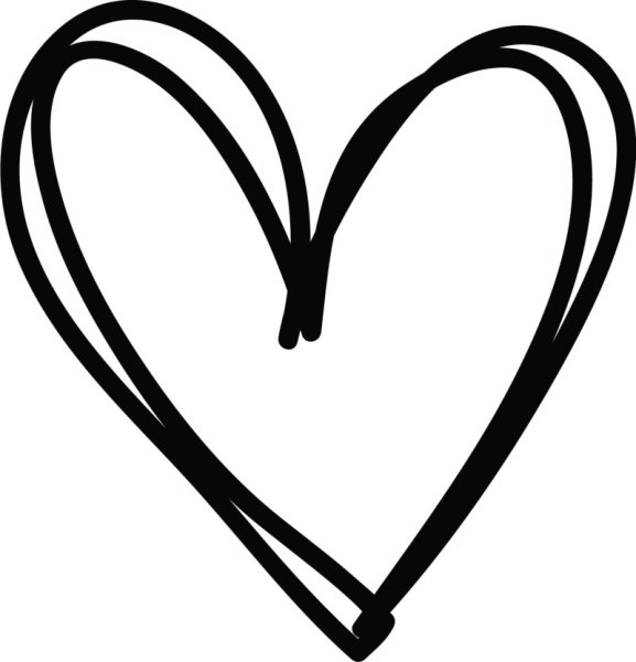 Сердце очертание