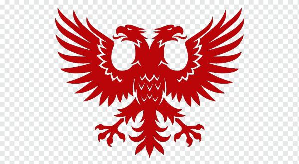 Красный двуглавый Орел вектор