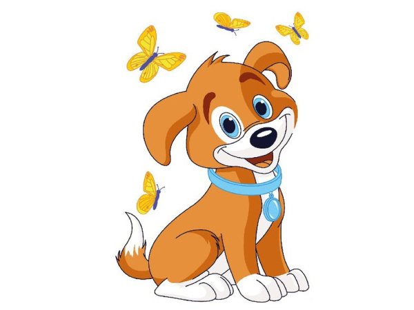 Щенок мультяшный