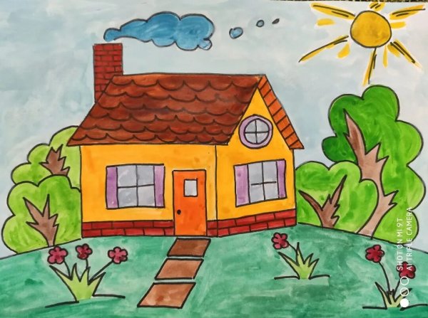 Дом для рисования