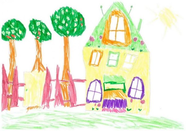 Домик для рисования